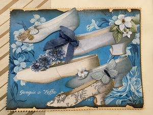 Shoe Collage -- We started with green let's create more!