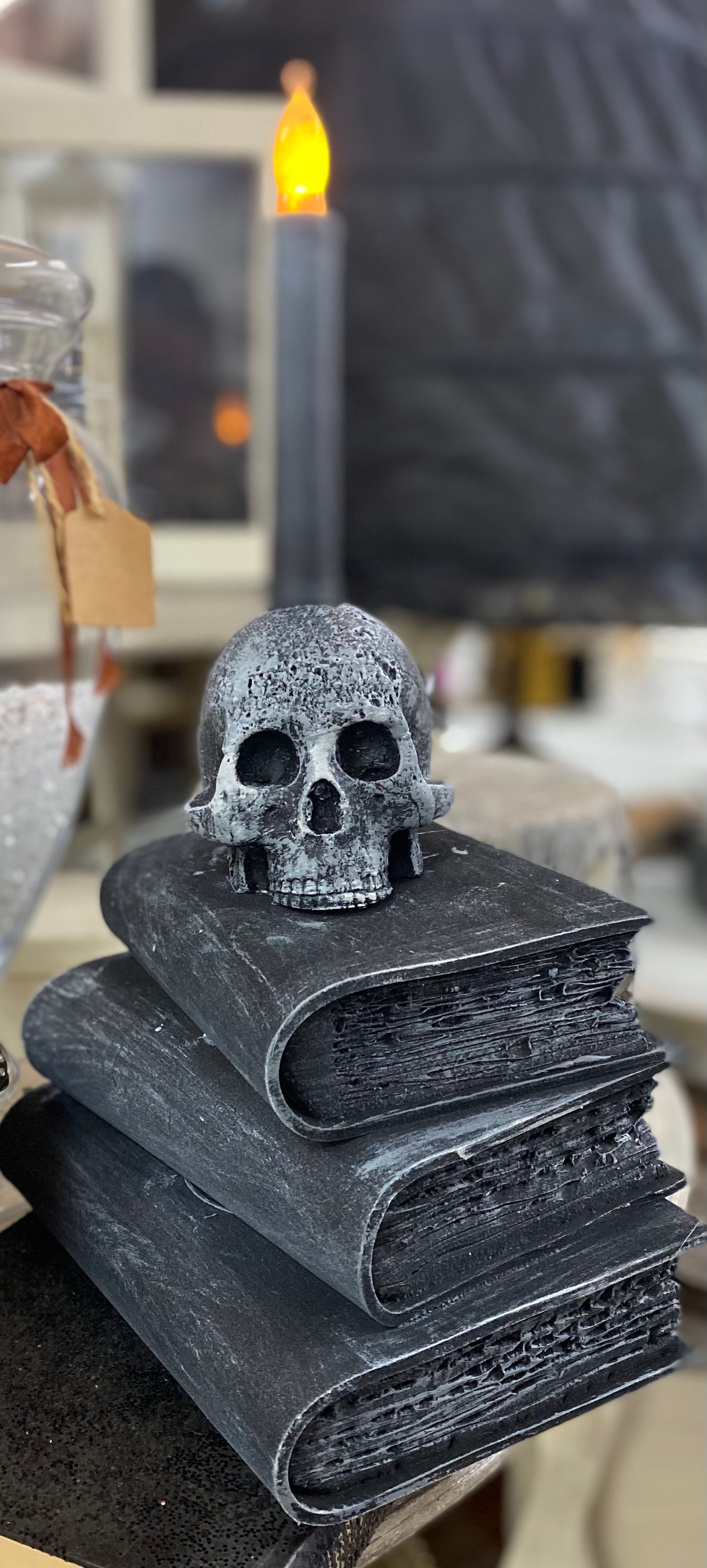 Davis Graveyard Skull and Books Workshop on Friday October 13th