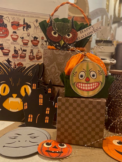 Crepe Paper Halloween Workshop Online & In Person September 19th & 20th  PLEASE Make Sure you Read the Full Description