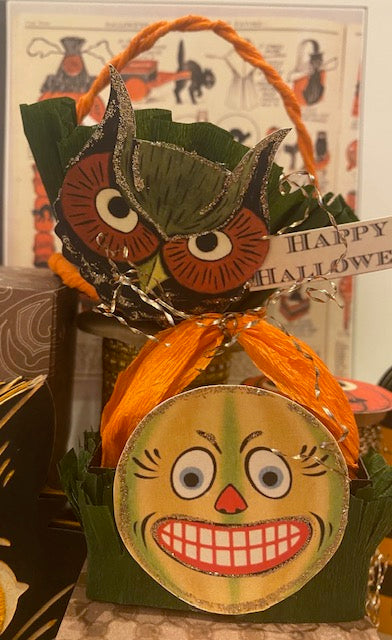 Crepe Paper Halloween Workshop Online & In Person September 19th & 20th  PLEASE Make Sure you Read the Full Description
