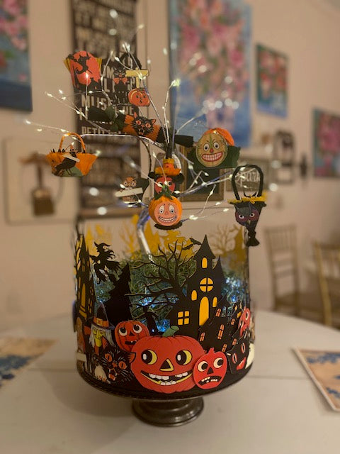 Crepe Paper Halloween Workshop Online & In Person September 19th & 20th  PLEASE Make Sure you Read the Full Description