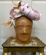 Load image into Gallery viewer, Kentucky Derby Feathers and Flowers Fascinator on Friday May 4th at 5:45 pm
