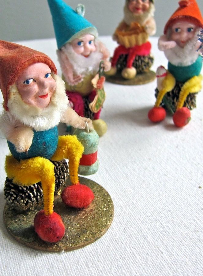 RESCHEDULING - Vintage Style Chenille Elves
