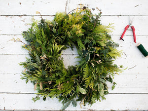 Fresh Holiday Wreath Decorating on Friday November 28th at 11:00 am