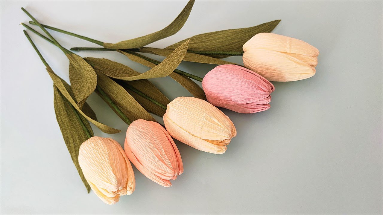 Crepe Paper Flower Series - Schedule of Flowers and Dates are listed