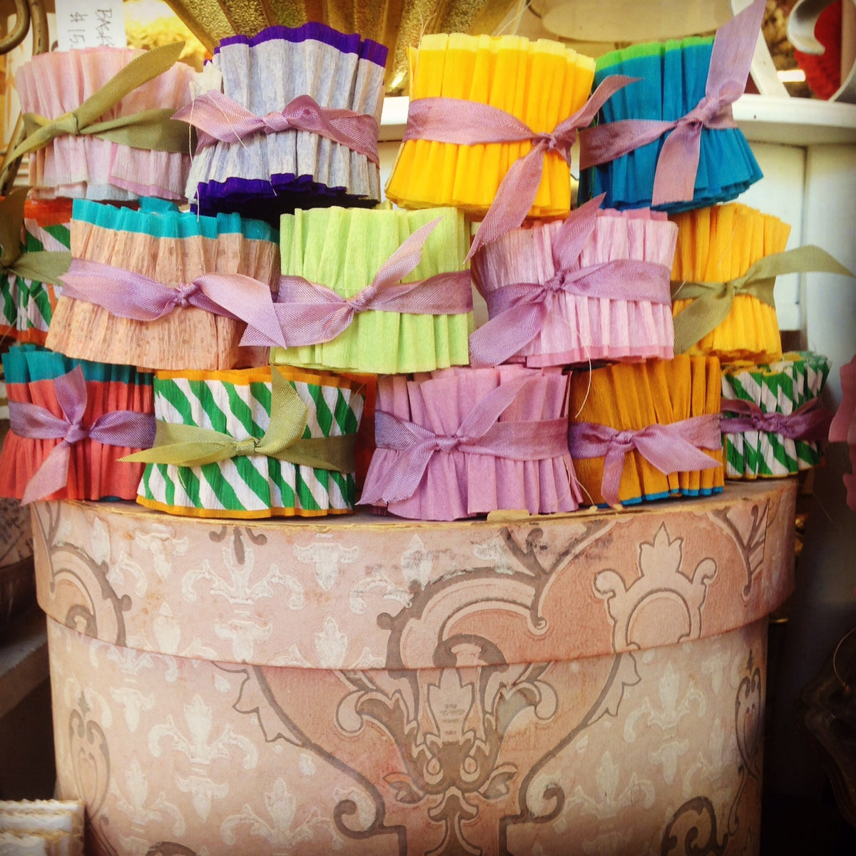 Ruffled Crepe Paper
