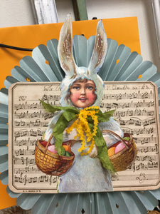 Easter Whimsy Pinwheel Kit or Printable Files