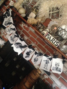 Black and White for all of the Frights Halloween Banner