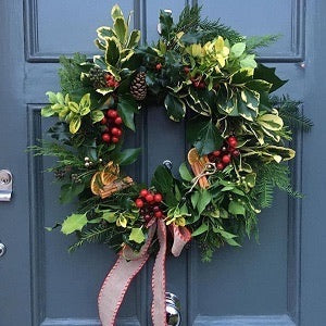 Fresh Holiday Wreath Decorating on Friday November 29th - TWO Sessions