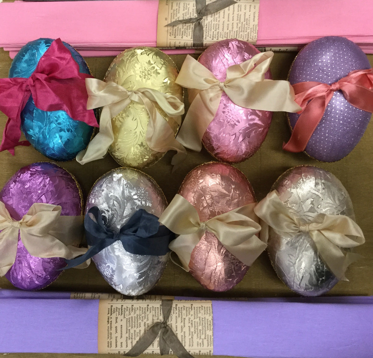 Foiled Egg Candy Boxes